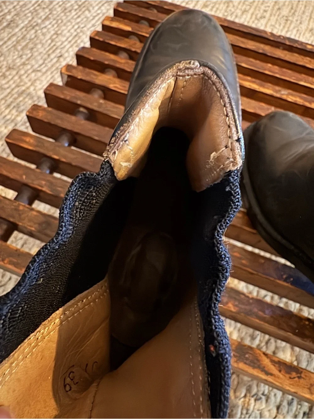 Free Lance Vintage Women’s Black Leather Chelsea Boots Size 39